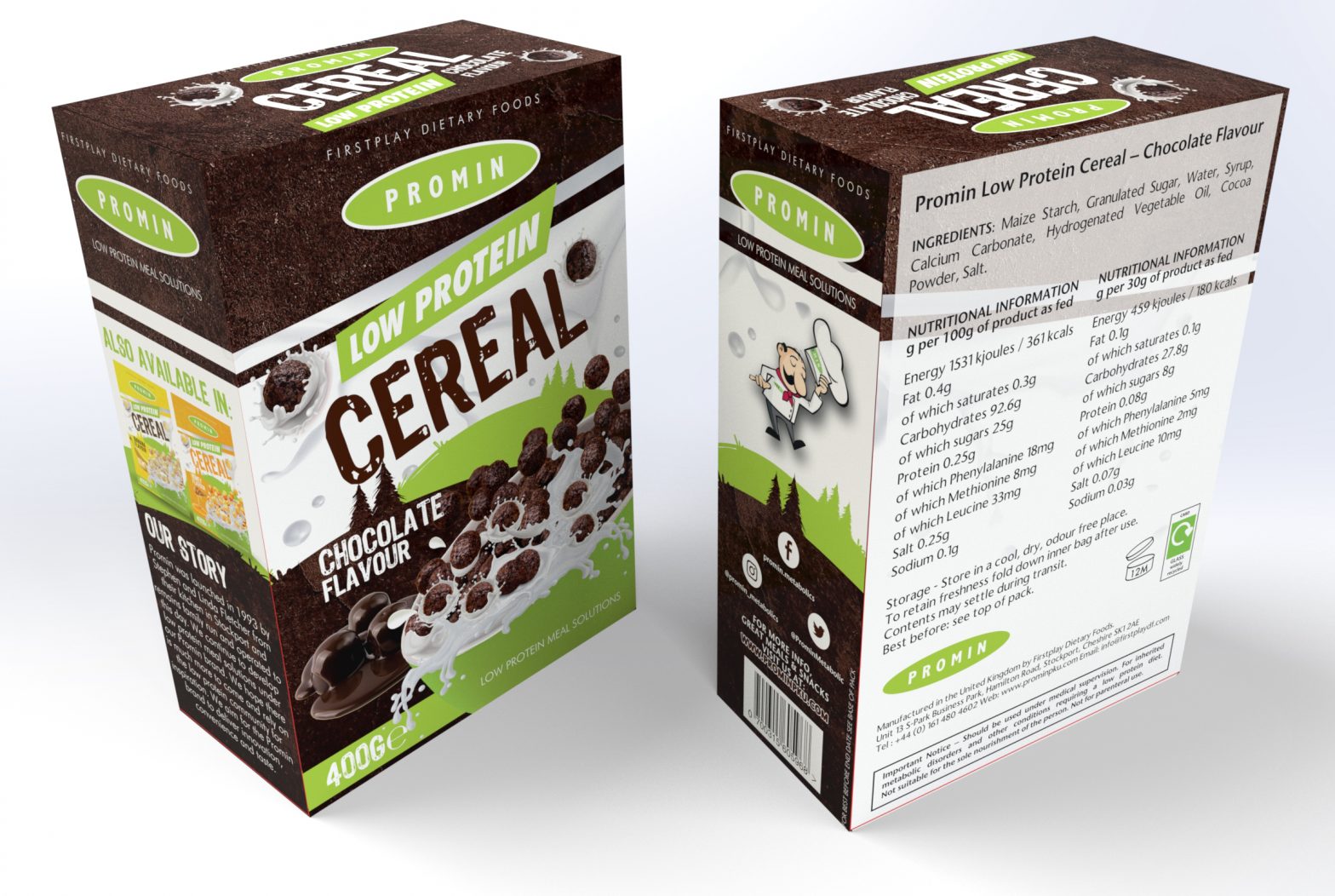 Promin Low Protein Cereal Chocolate