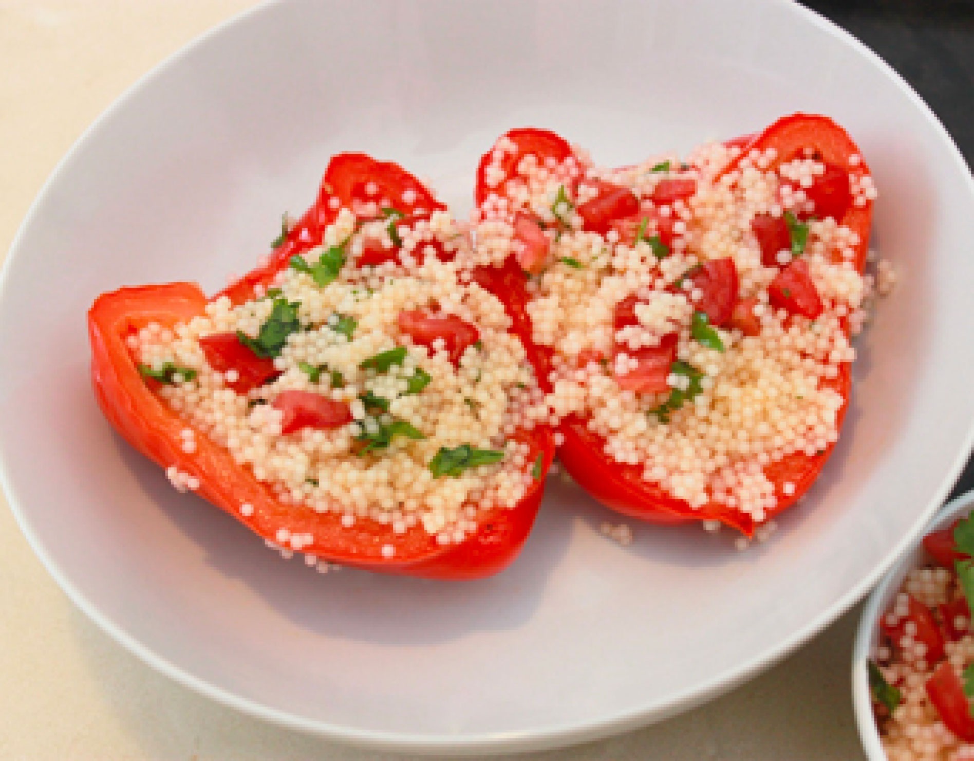 RED PEPPERS & COUS COUS
