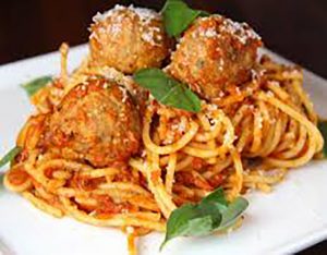 Low Protein Spaghetti & Meatballs