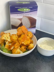 Low Protein Buffalo Cauliflower Wings